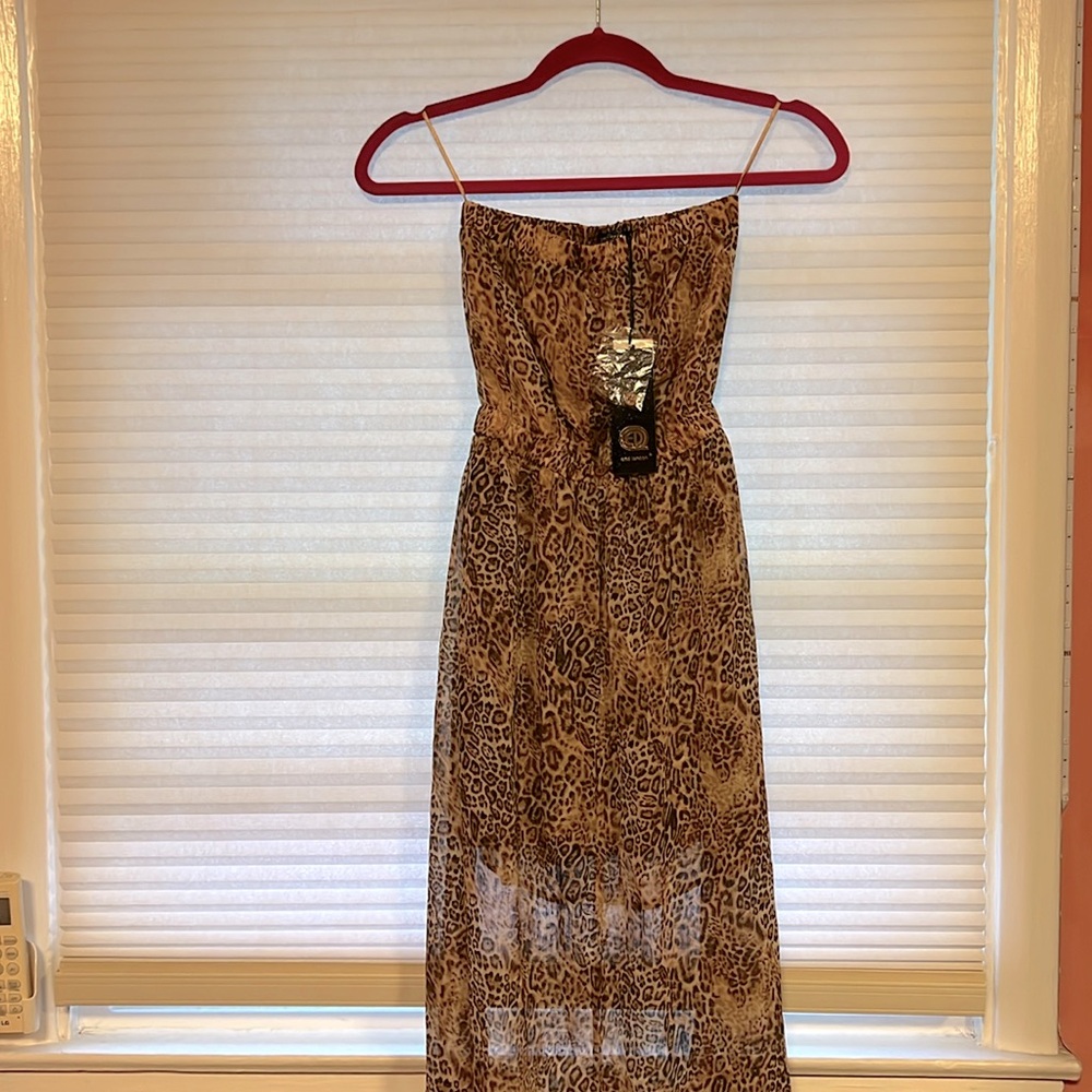 Animal print dress